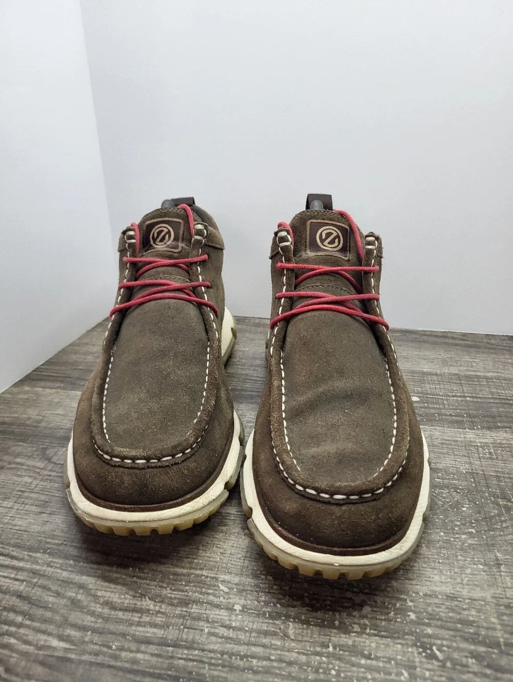 Cole Haan 4.Zerogrand Premium Mens Leather City Chukka Boots Brown Mens Sz 10